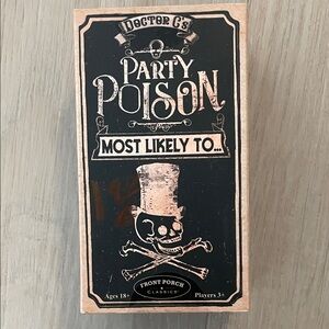 Party Poison Game - Black and Tan